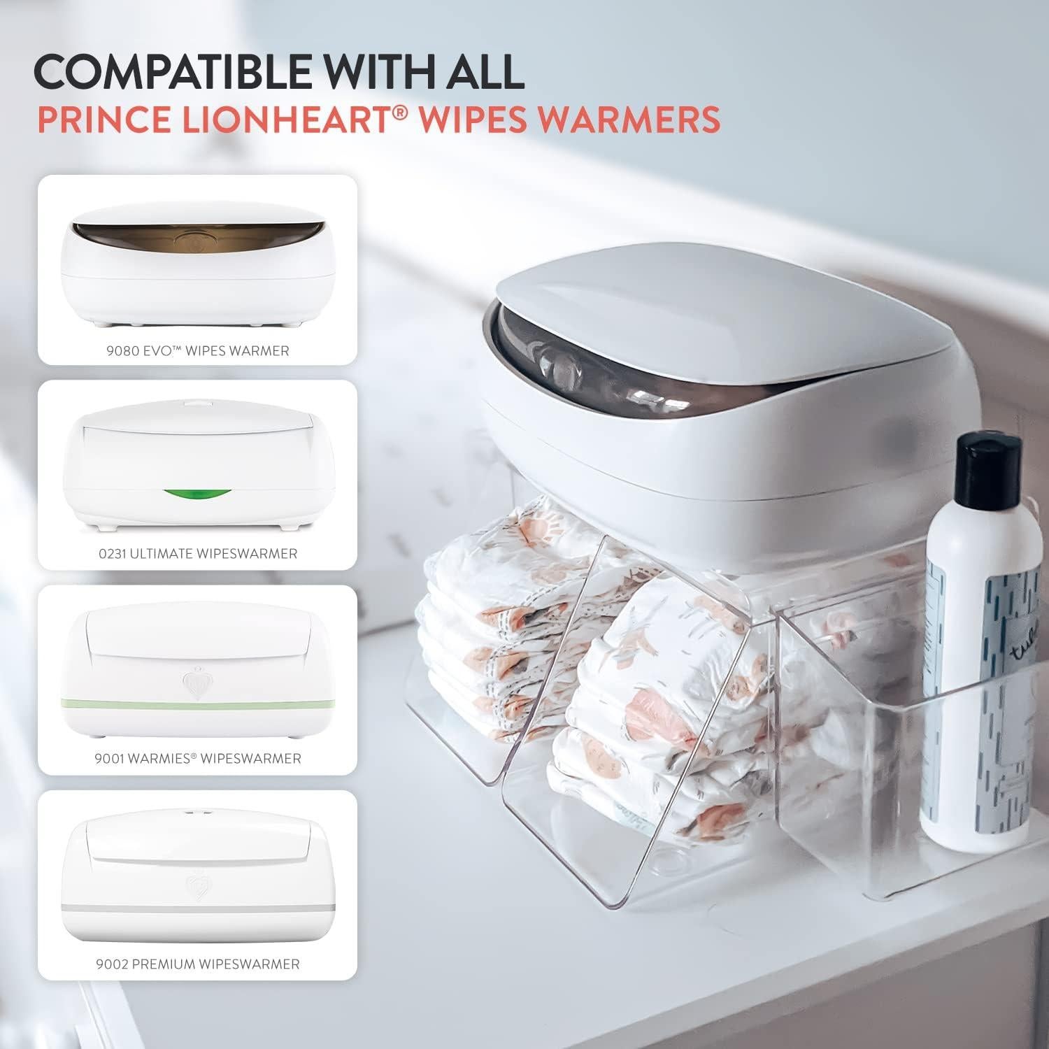 Caddy de Pañales Prince Lionheart 2 en 1 para Bebés