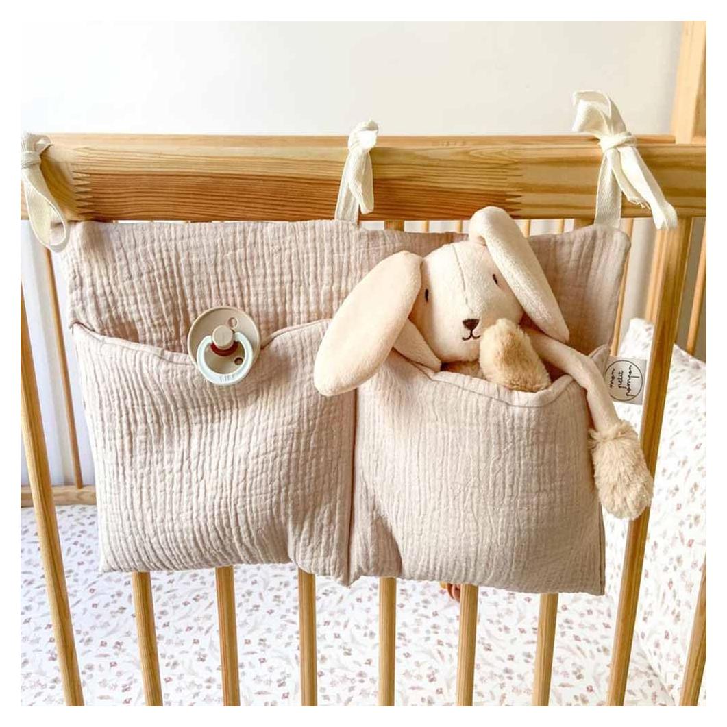 Bolsa Colgante de Almacenamiento para Cuna YeeMan 2 Bolsillos