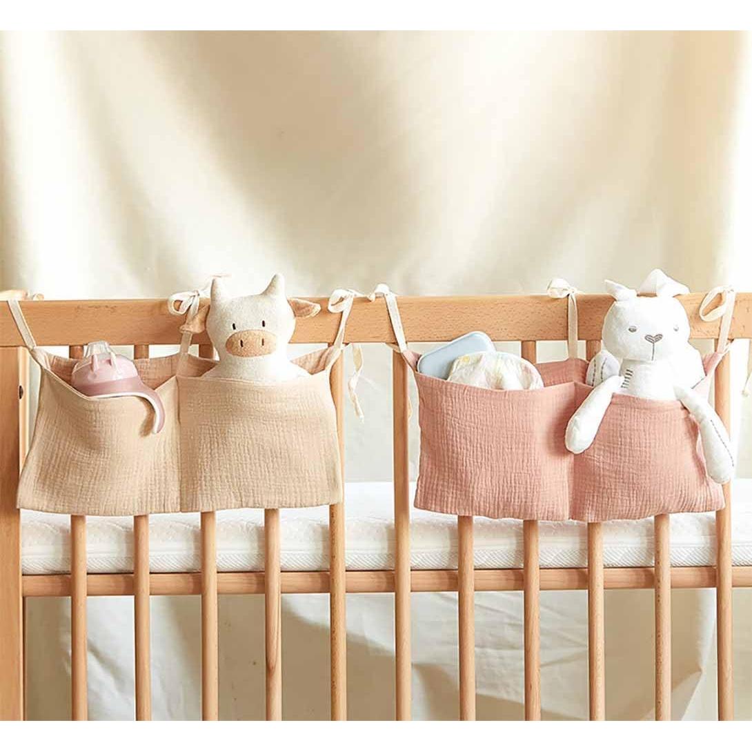 Bolsa Colgante de Almacenamiento para Cuna YeeMan 2 Bolsillos