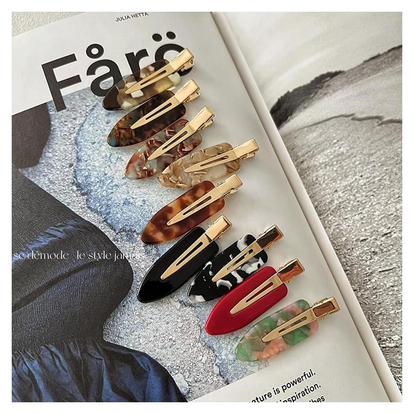 Clip de Pelo de Mármol 8 Piezas Comfort Fashionably - Estilo y Color