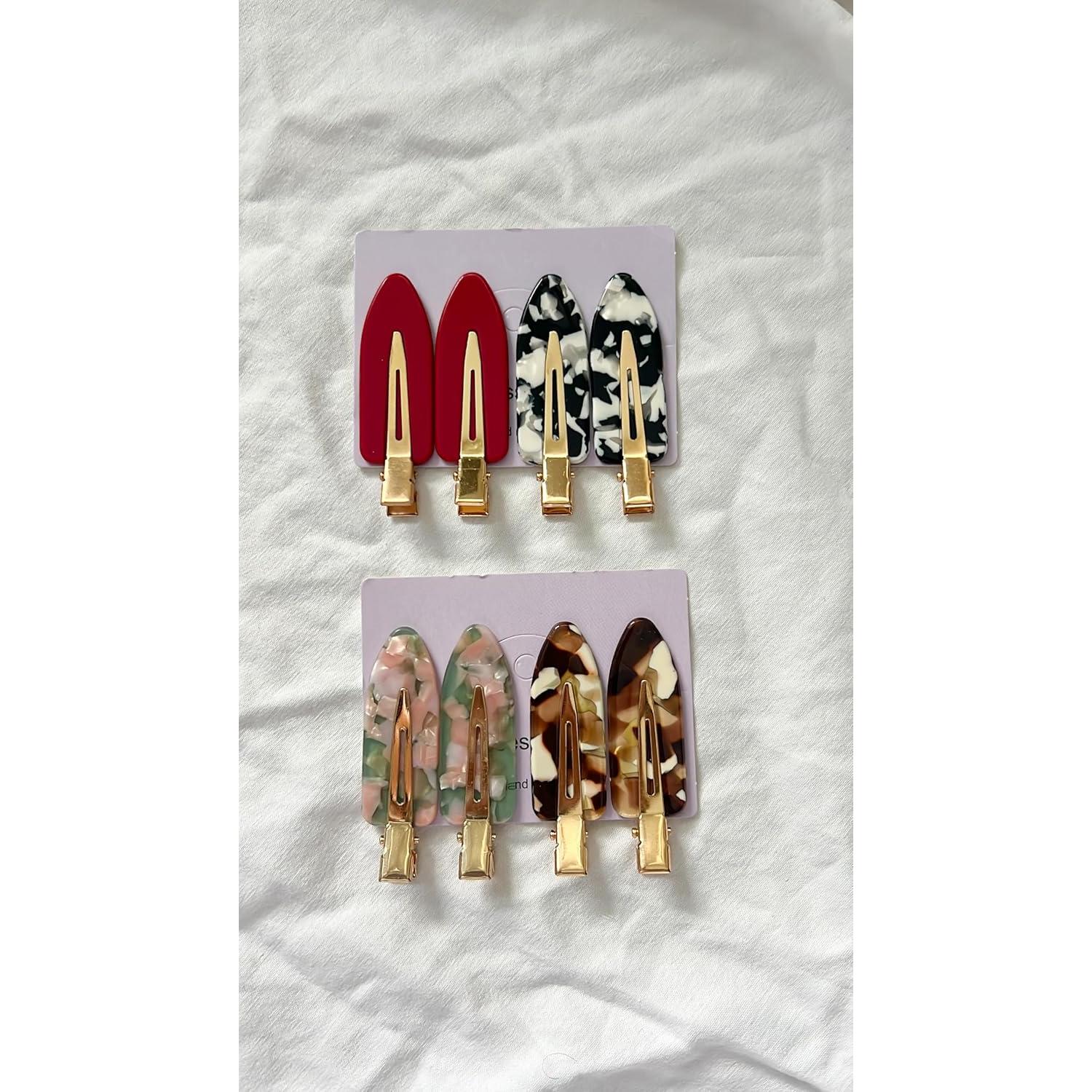 Clip de Pelo de Mármol 8 Piezas Comfort Fashionably - Estilo y Color