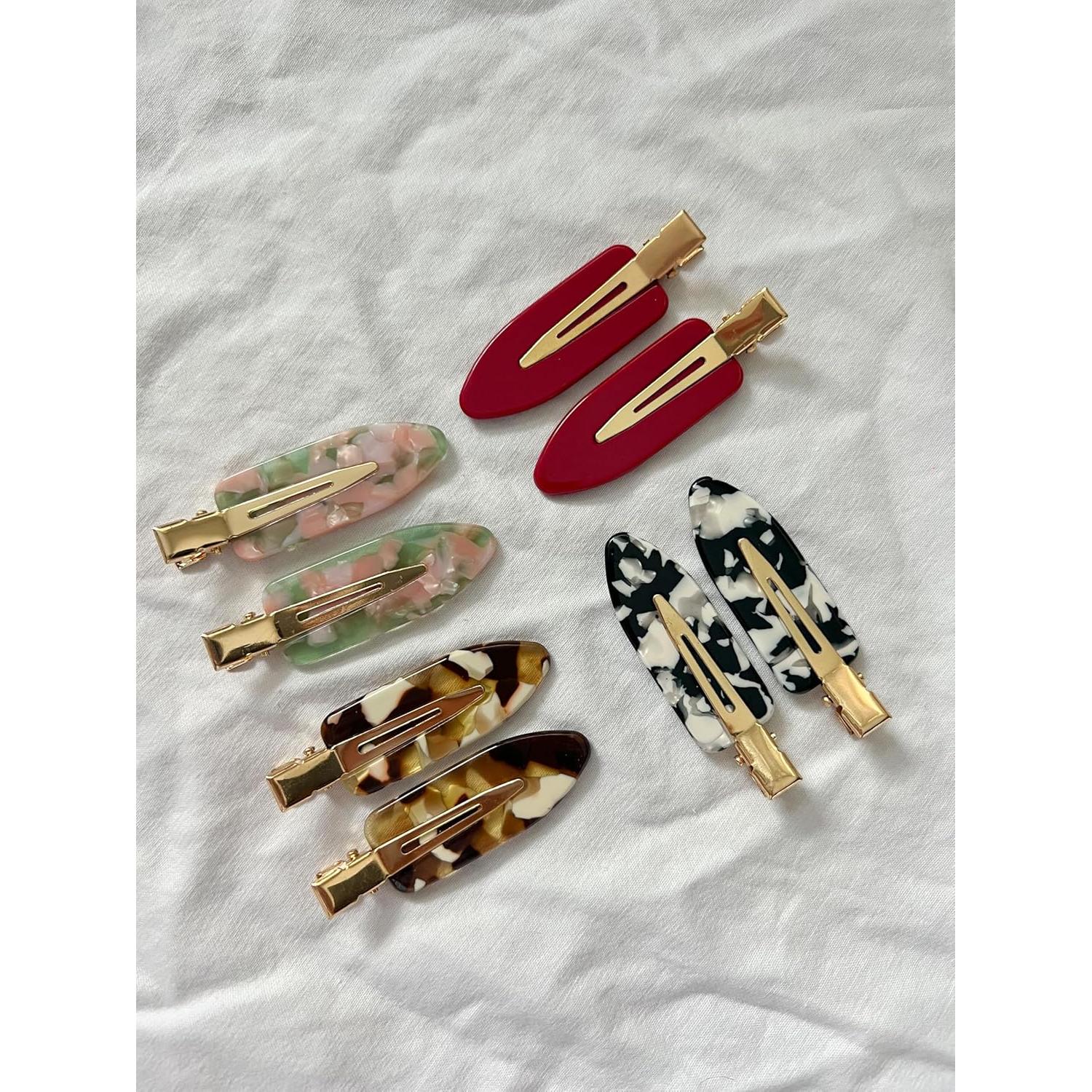 Clip de Pelo de Mármol 8 Piezas Comfort Fashionably - Estilo y Color