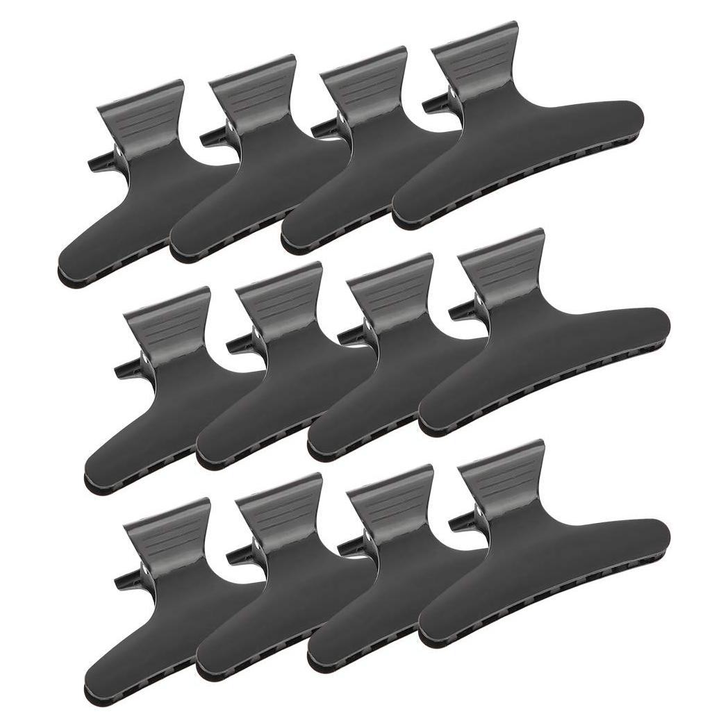 Pinzas para el cabello Yosoo, 12 piezas, mariposa negras