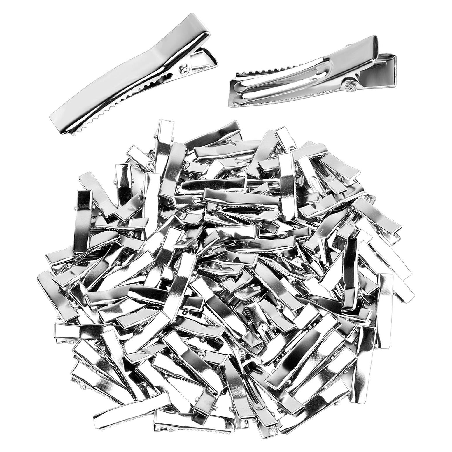 Clips de Pelo Cocodrilo Jdesun 100 Piezas Metal 3.56 cm