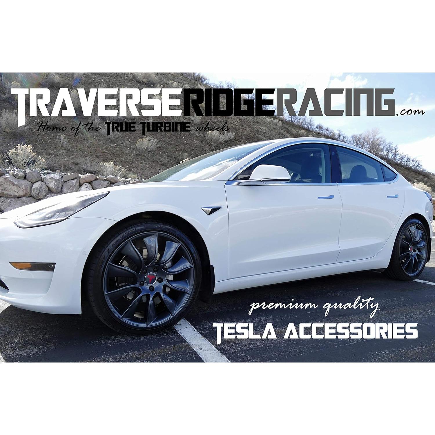 Juego de 22 tapas de tuerca de rueda Traverse Ridge Racing para Tesla