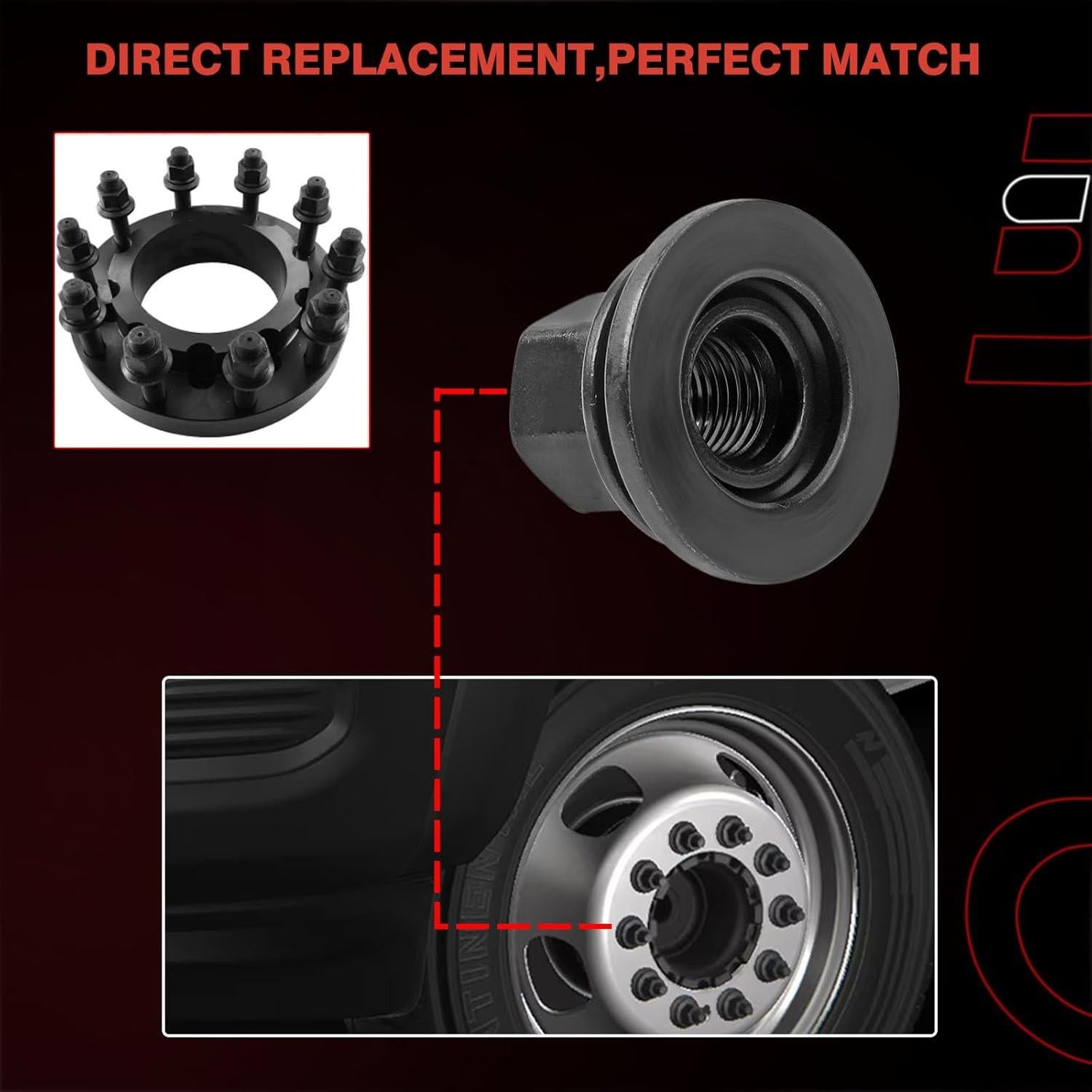 Tuercas de Llantas Dtomi M14-1.50 para Dodge Ram 2012-2023
