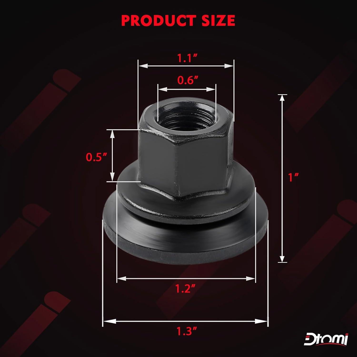 Tuercas de Llantas Dtomi M14-1.50 para Dodge Ram 2012-2023