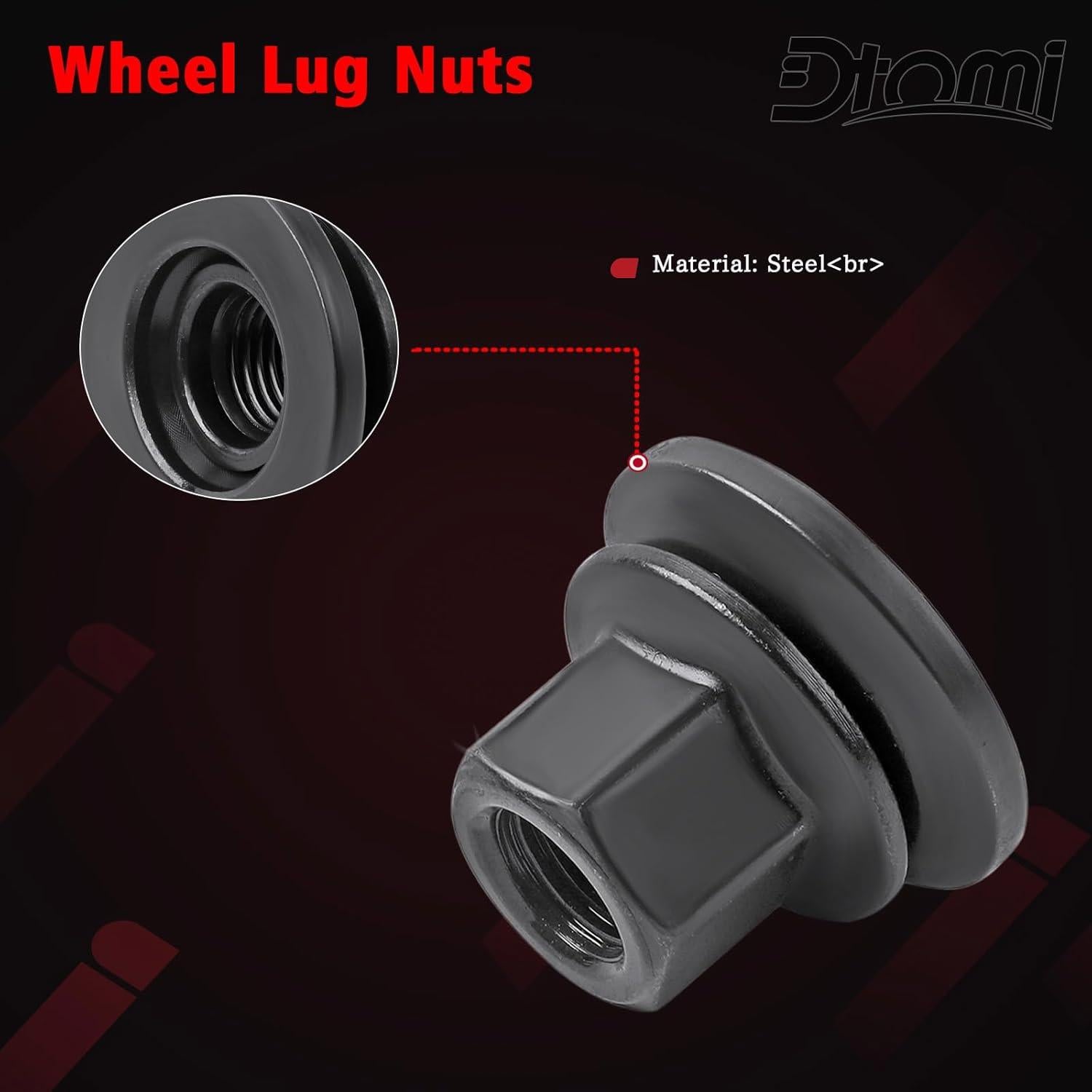 Tuercas de Llantas Dtomi M14-1.50 para Dodge Ram 2012-2023