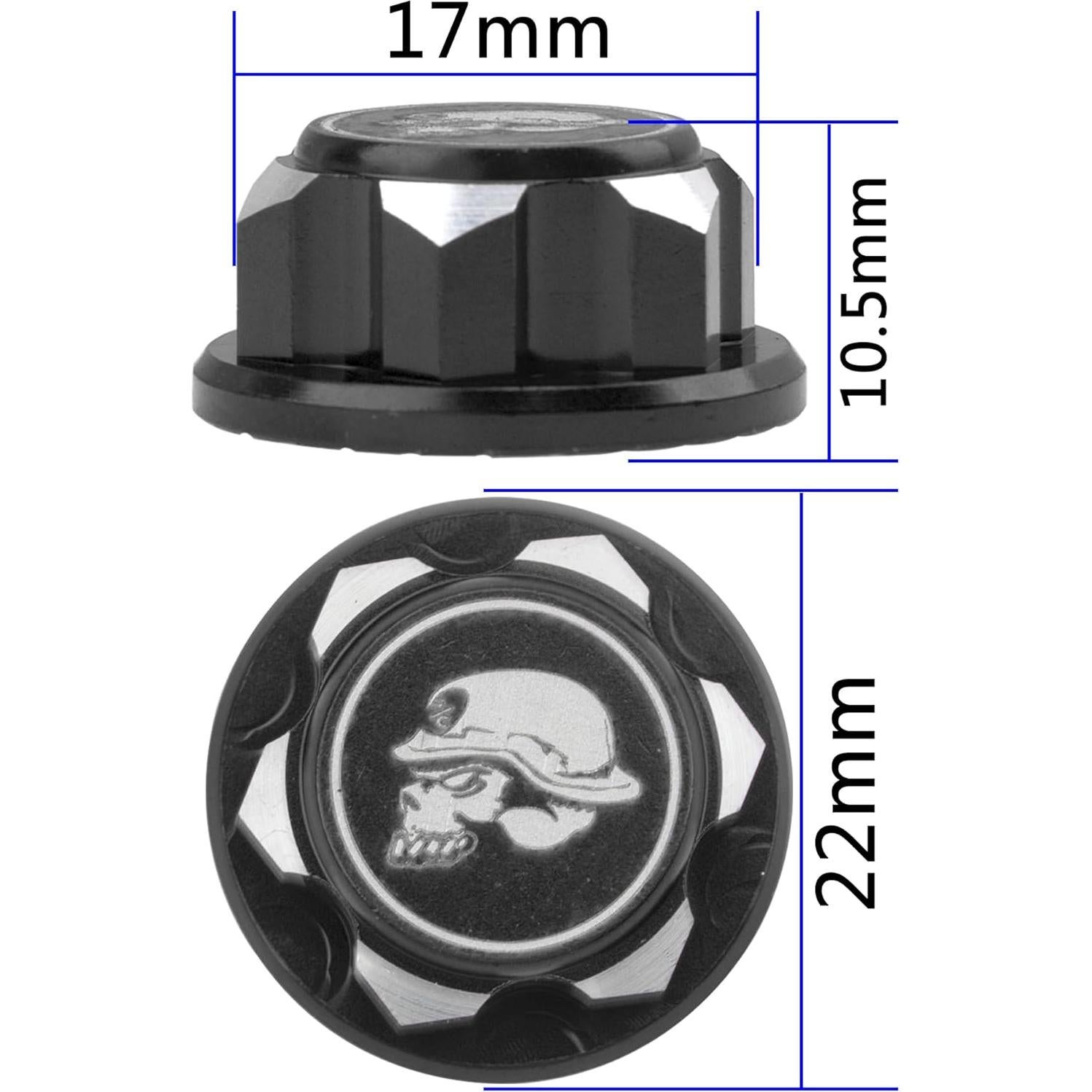 Adaptadores de tuercas de rueda 17mm Vgoohobby para RC