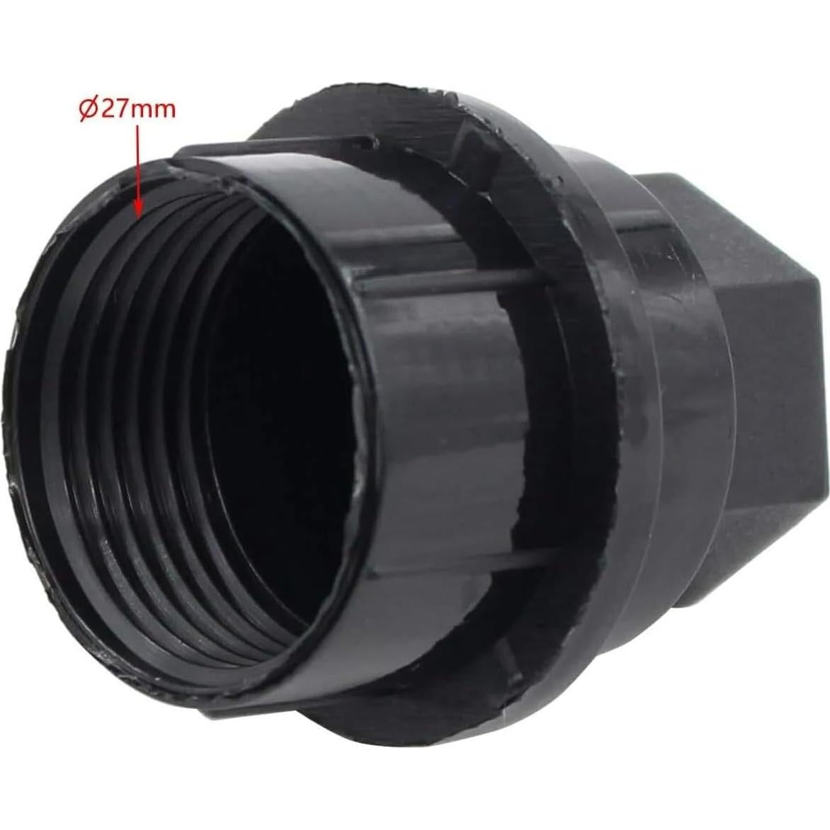 Cubiertas de Tuercas de Rueda Hunting Horse 20 Pcs Negro