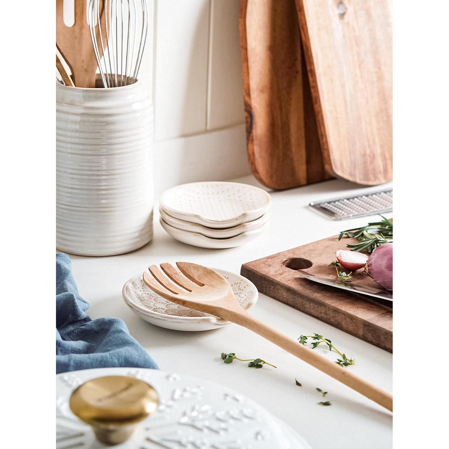 Soporte de Cuchara de Cerámica LE TAUCI Fuegos Artificiales 12.2 cm