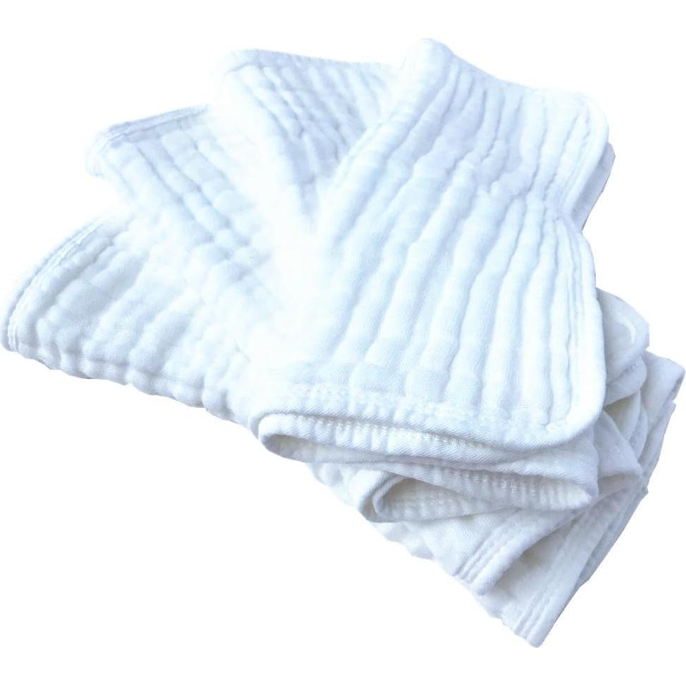 Paños de Eructo Grande 4 Pack Synrroe 100% Algodón Absorbentes