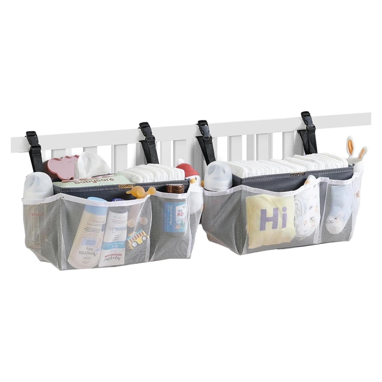 Organizador de Pañales Hogarcosas Cuna Lado de Cama 50 Pañales