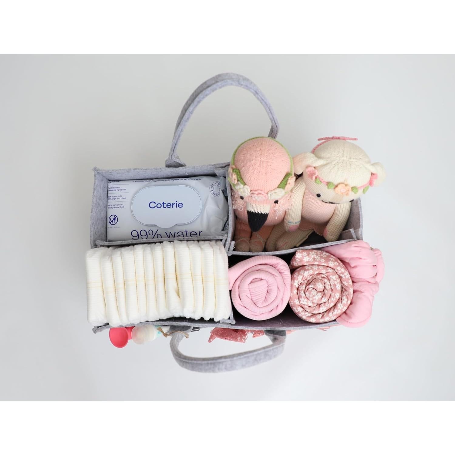 Caddy para Pañales Gray y Kate - Organizador de Fieltro 16.5L