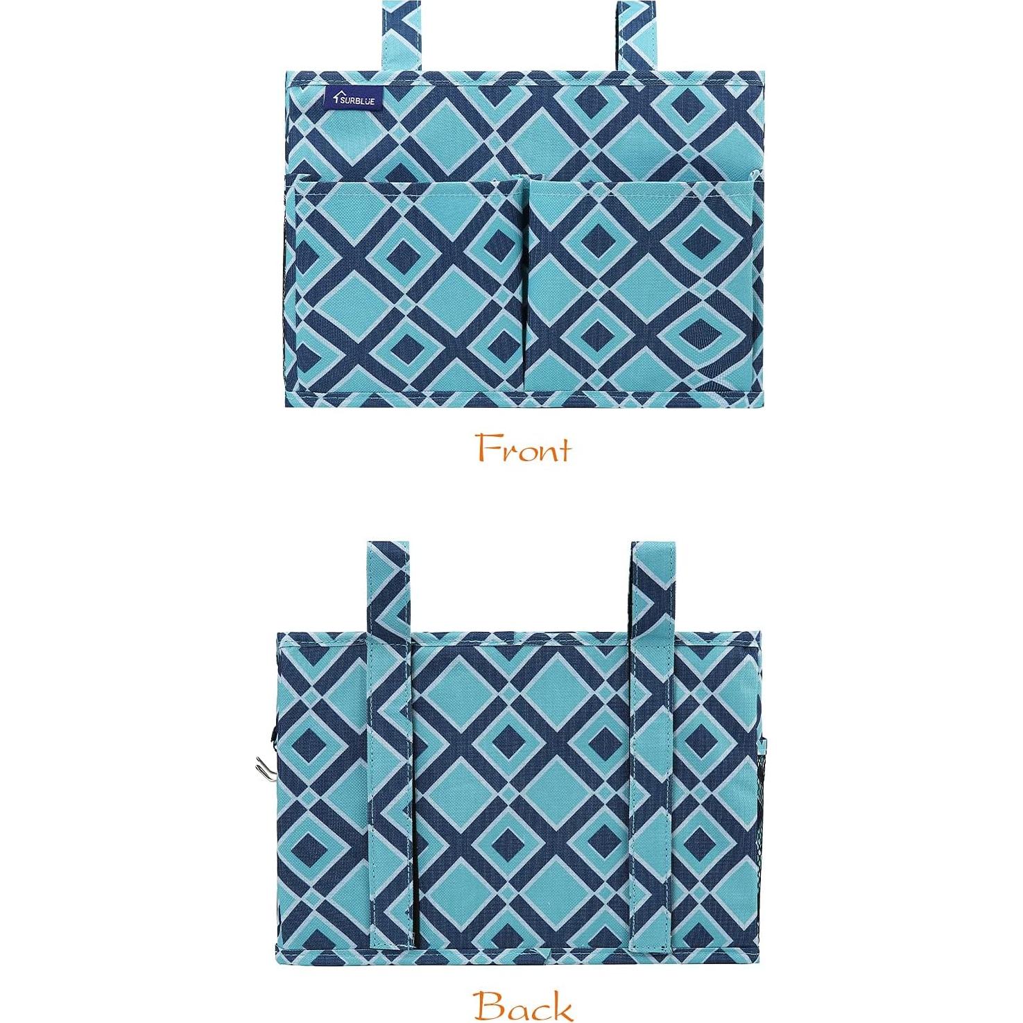 Organizador Colgante Surblue Caddy Pequeño Cuadrícula Azul