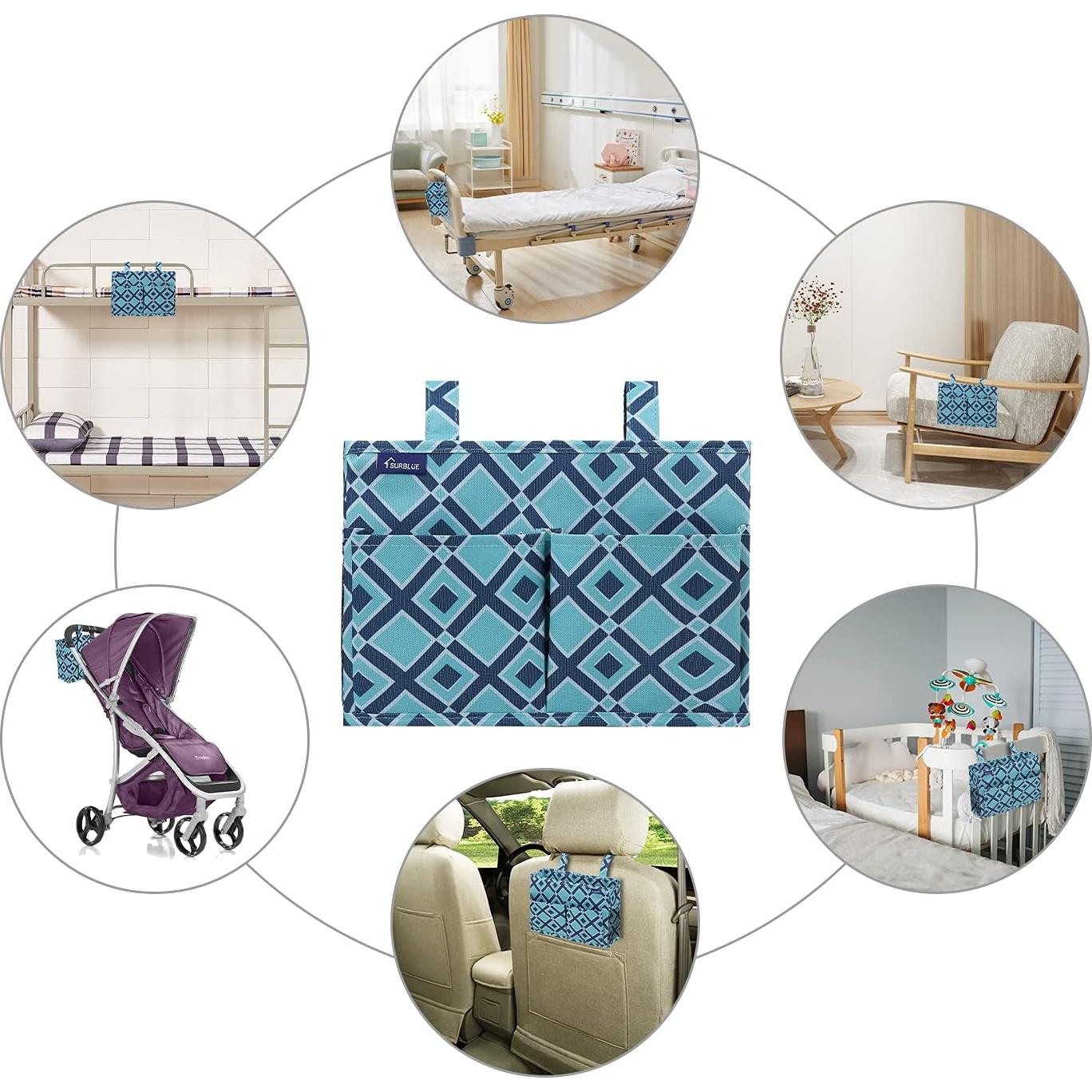 Organizador Colgante Surblue Caddy Pequeño Cuadrícula Azul