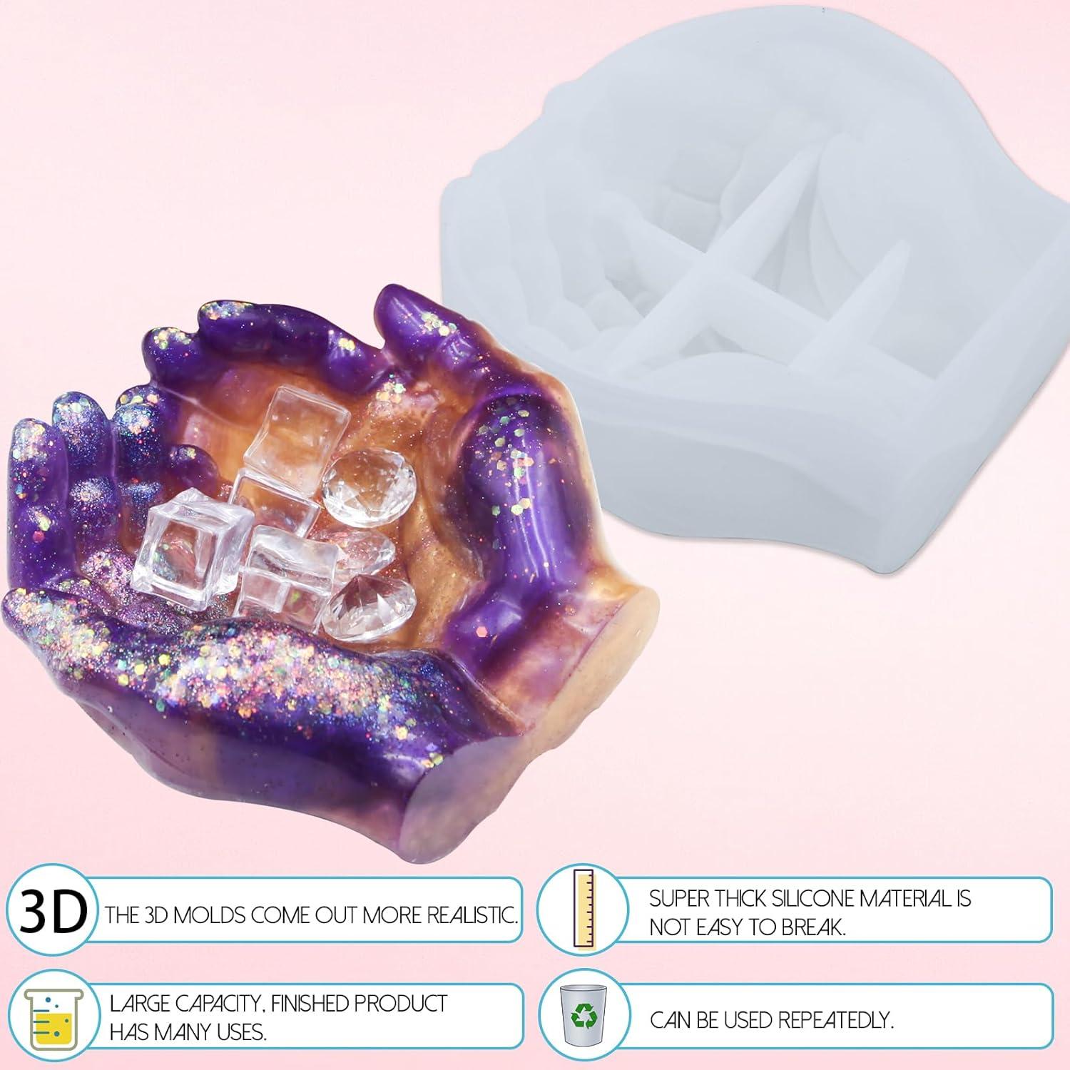 Molde de Silicona 3D EuTengHao para Joyería y Manualidades