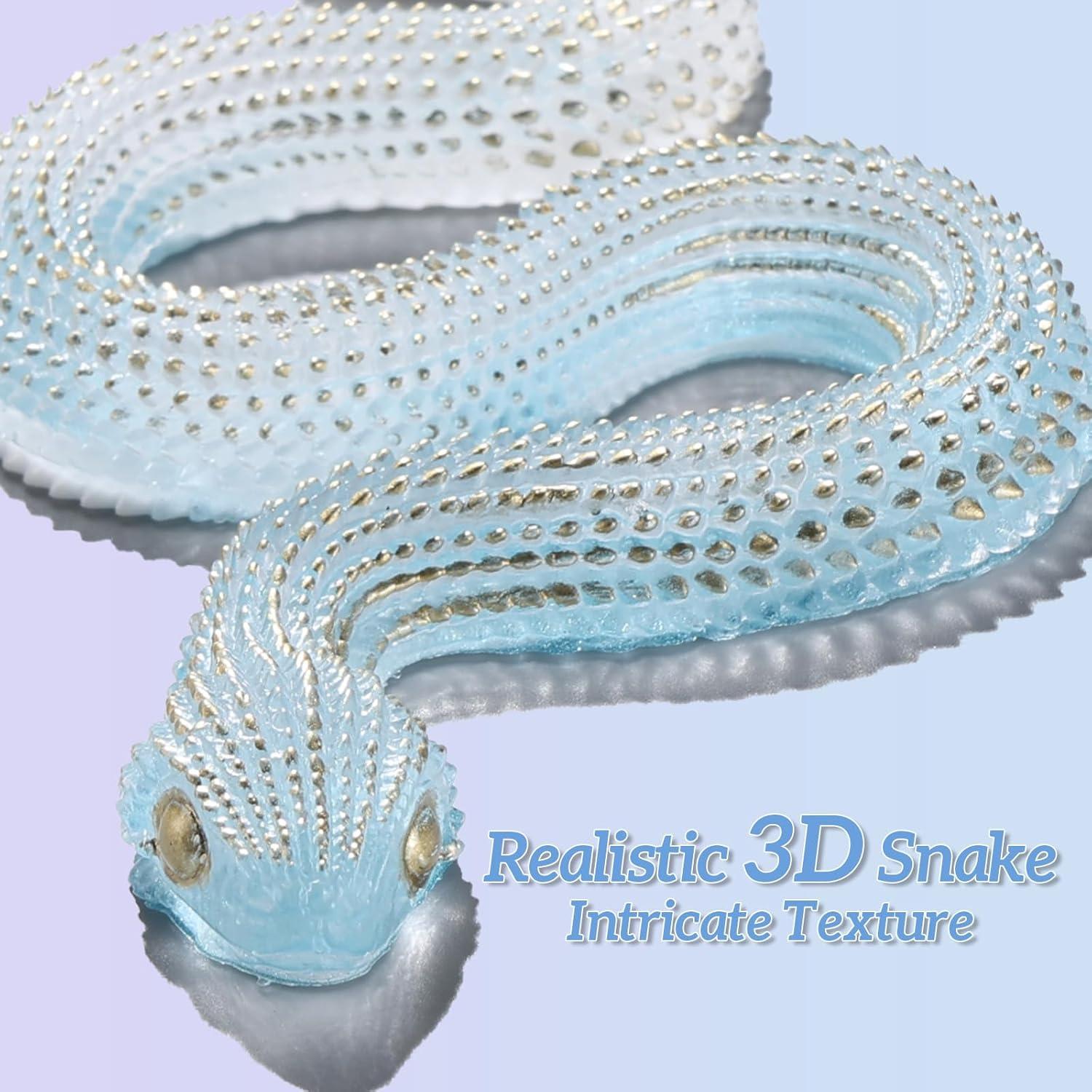 Molde de Resina de Serpiente Let's Resin 2 Piezas 20.3x15.2cm