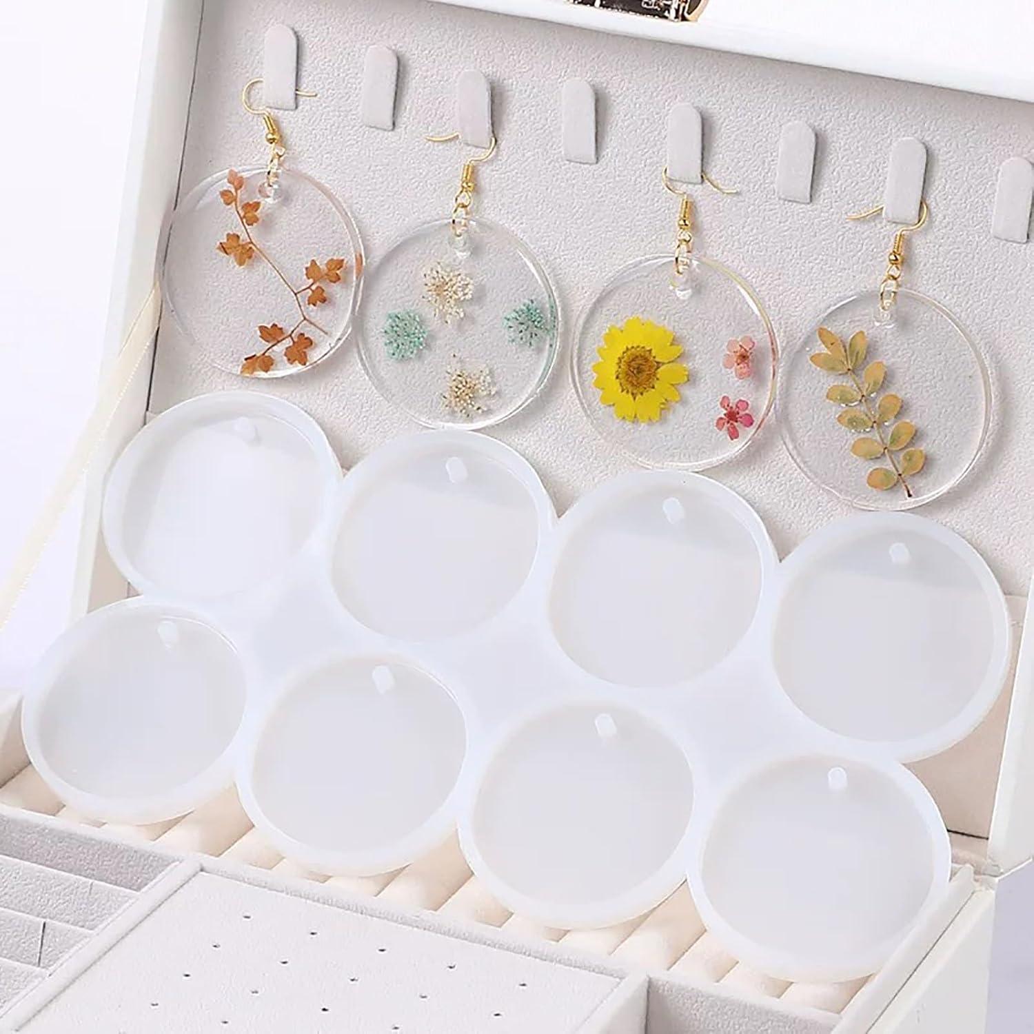 Moldes de Silicona AFINSEA para Resina - 25 Cavidades Redondas