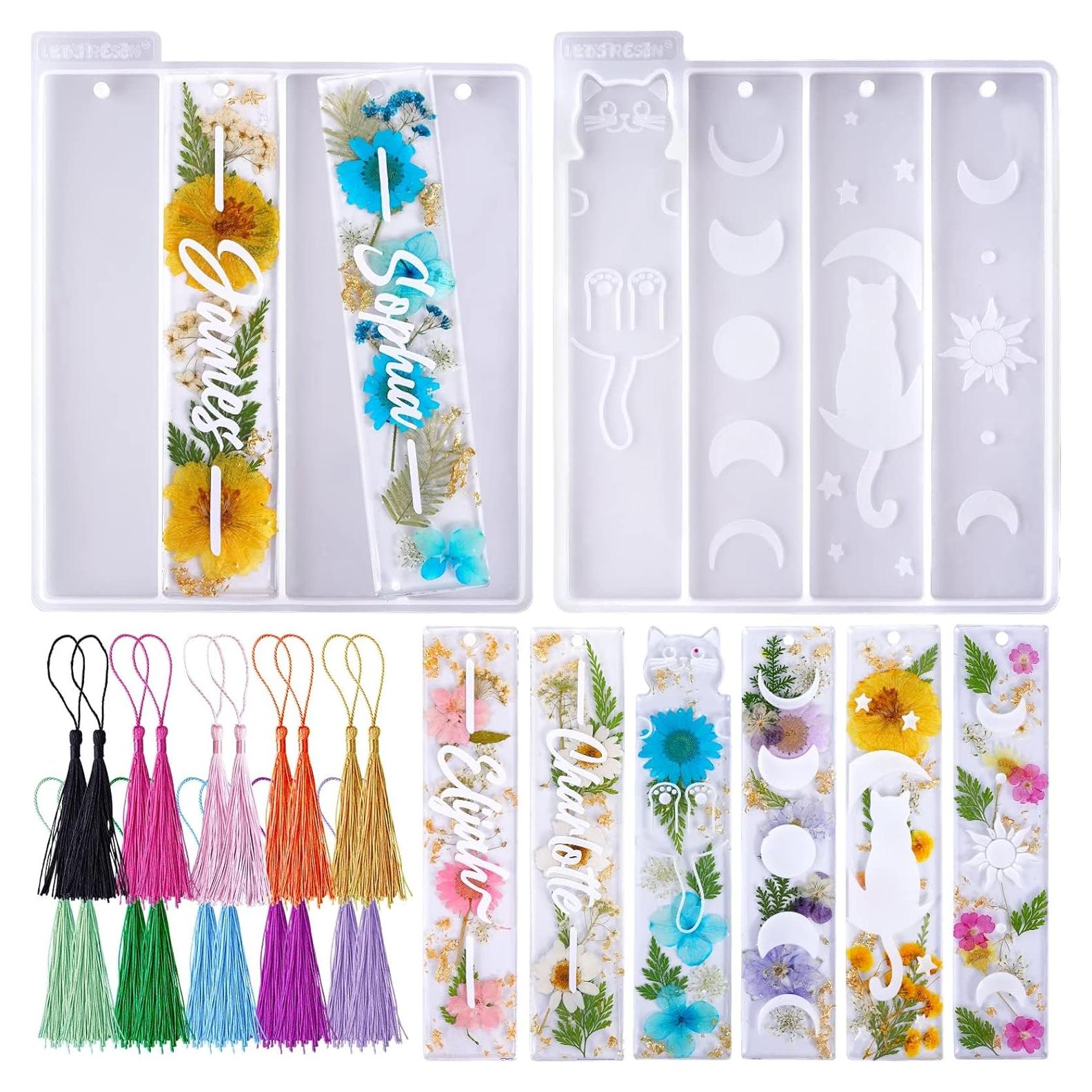 Moldes de Silicona para Marcadores LET'S RESIN 20 Piezas