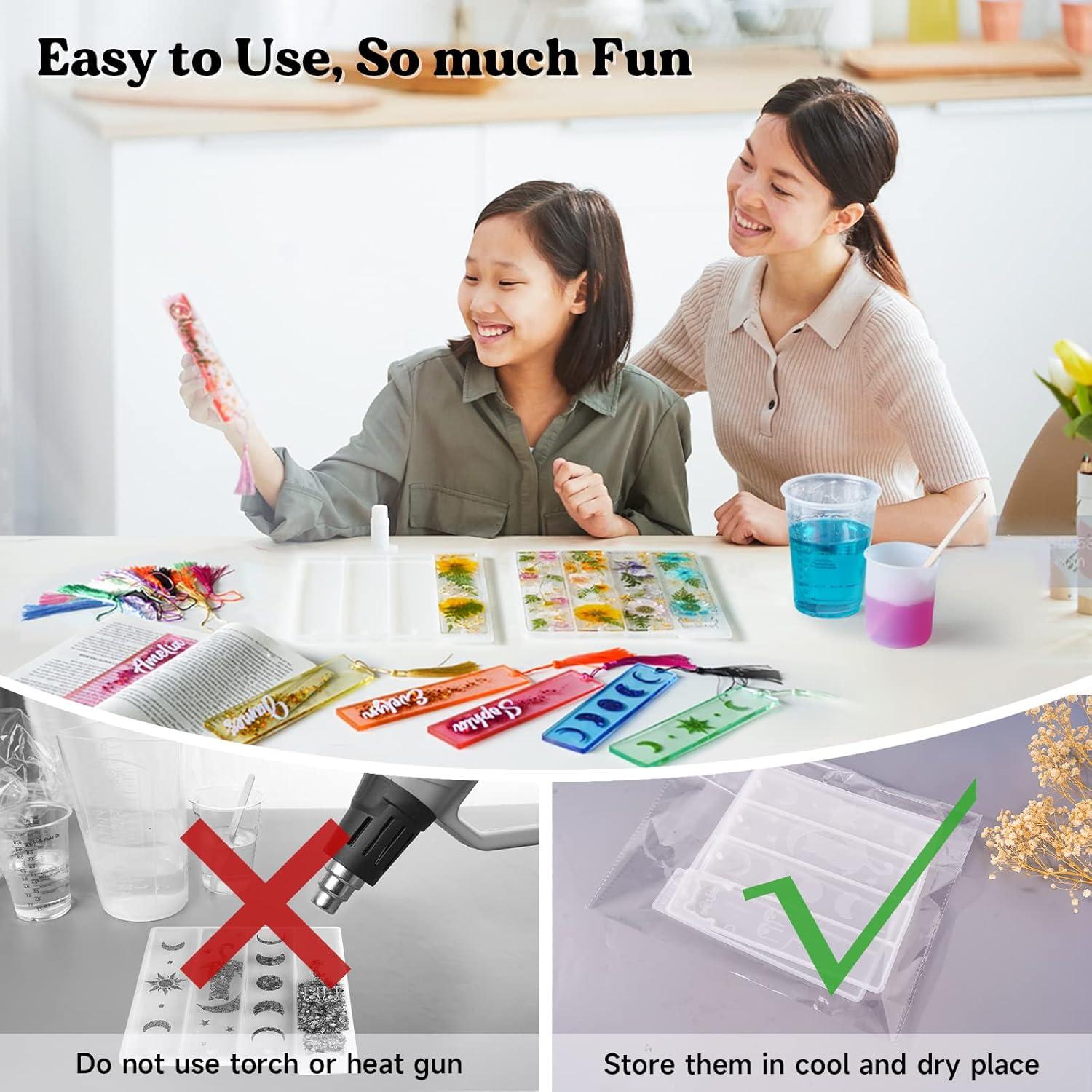 Moldes de Silicona para Marcadores LET'S RESIN 20 Piezas