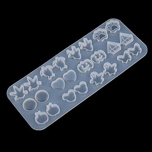 Moldes de Joyería de Silicona Acxico - 2 Piezas para DIY