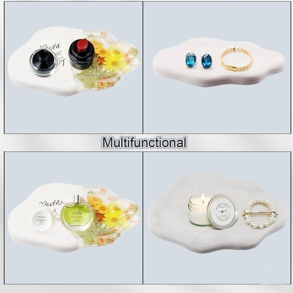 Molde de Silicona para Joyería F FYJS - 2 Piezas Nube 20.8x14.6 cm