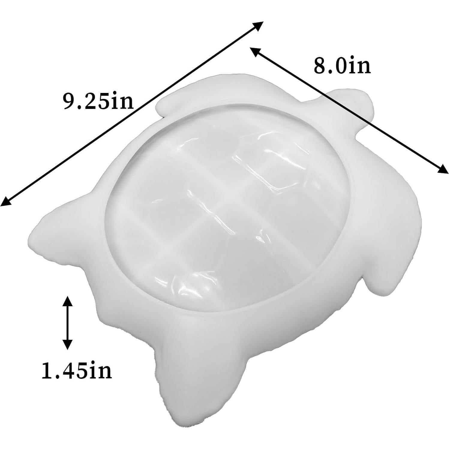 Molde de Silicona Tortuga Wehous para Resina Epóxica 17.78cm