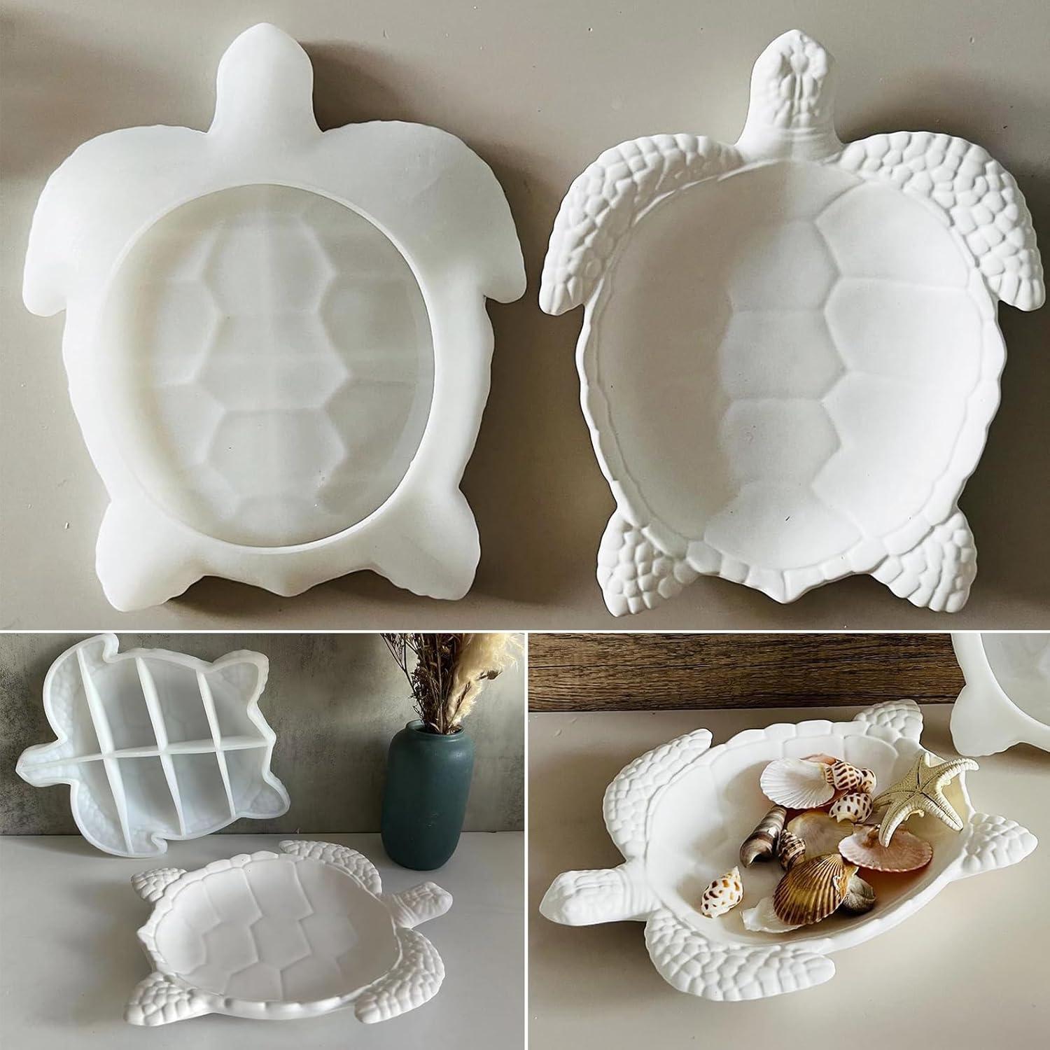 Molde de Silicona Tortuga Wehous para Resina Epóxica 17.78cm