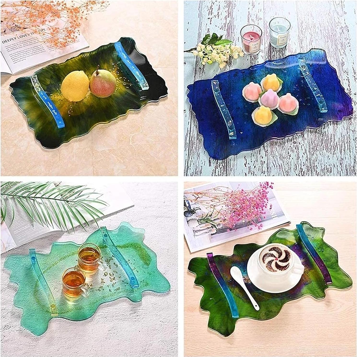 8 Piezas Moldes de Mango de Silicona MSDADA para Resina