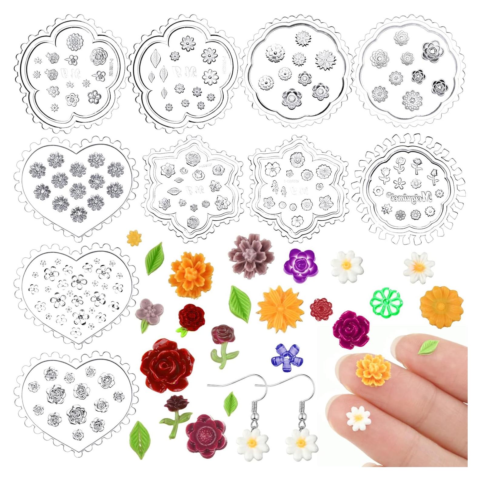 10 Moldes de Silicona para Flores Nuenen - DIY Manualidades