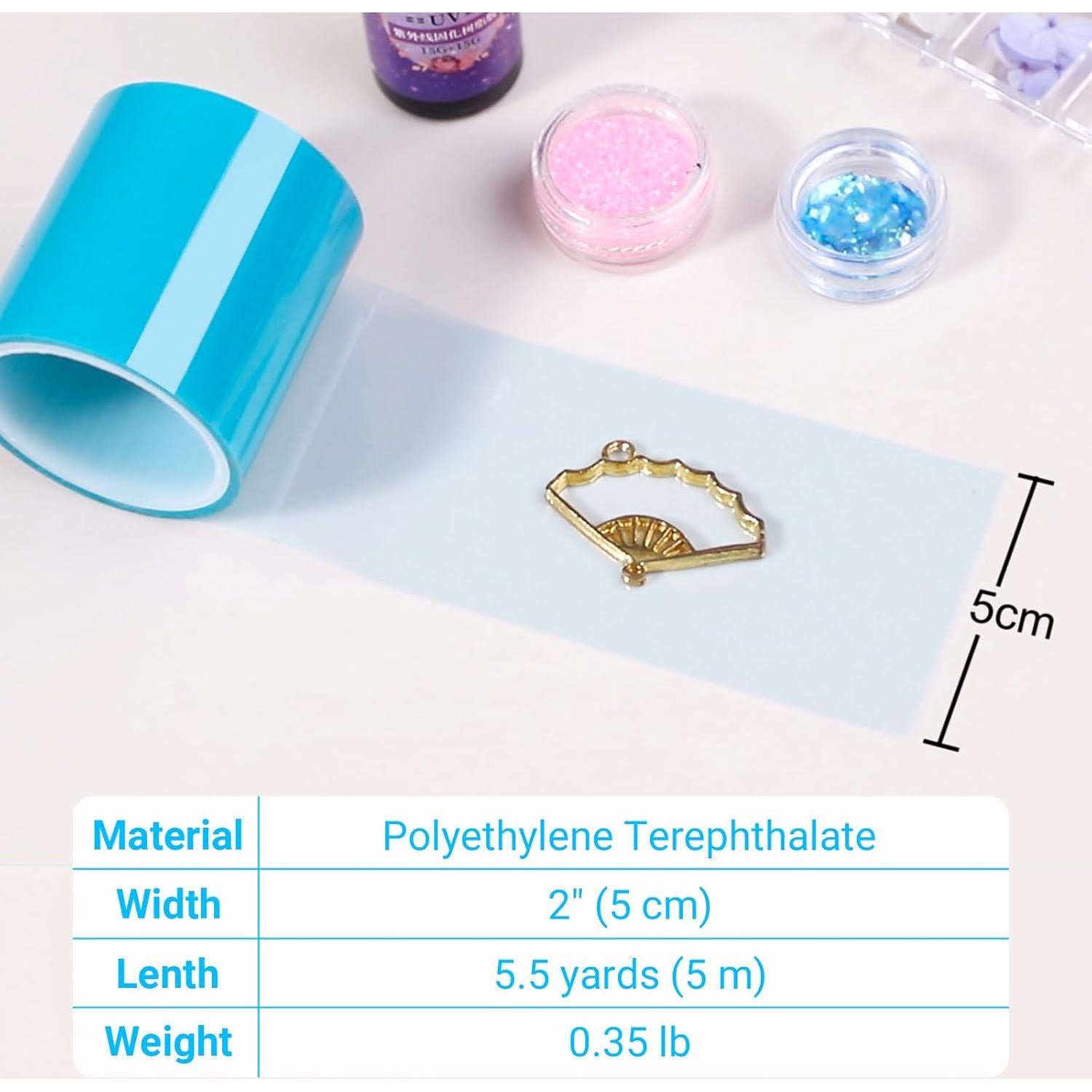 Cinta de Resina Gartful 4 Rollos 19.81m para Joyería