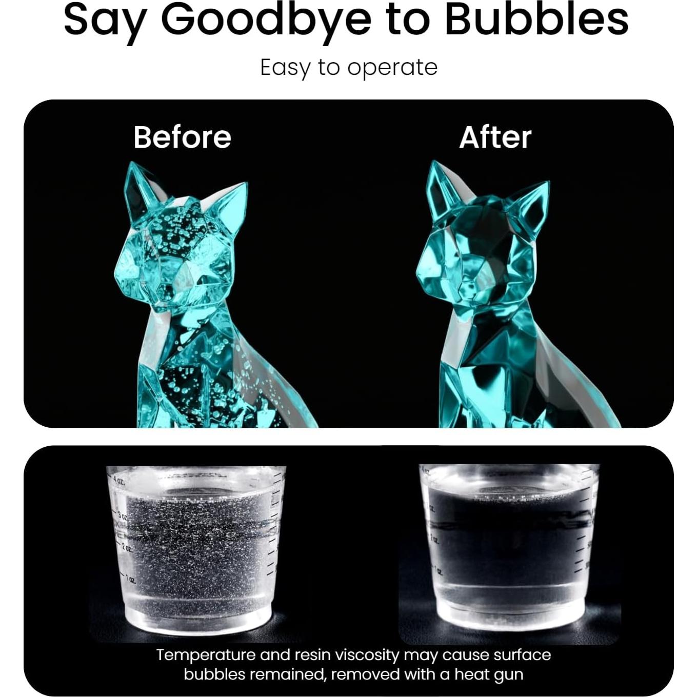 Máquina Eliminadora de Burbujas Resiners R-057E 2.23L Gris