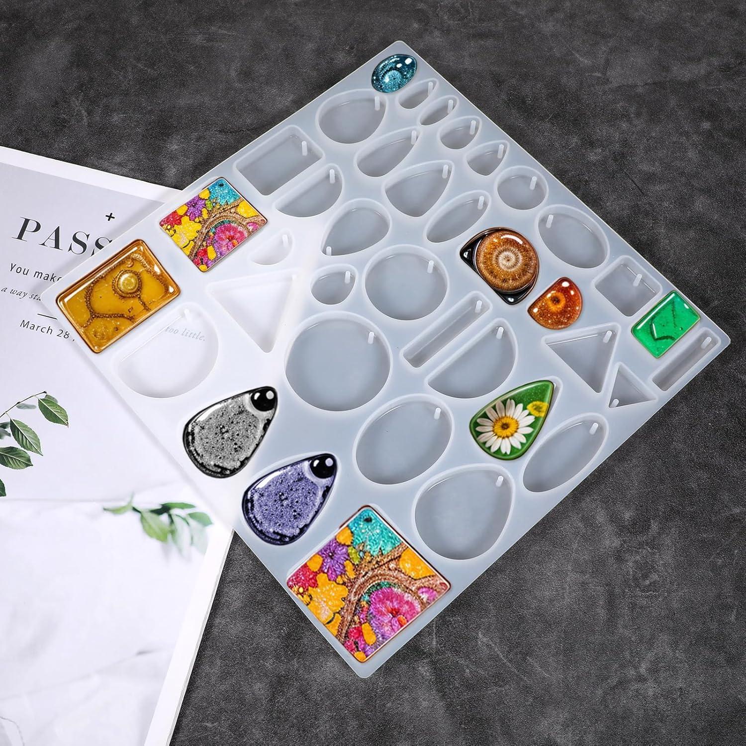 Moldes de Silicona para Joyería Ymapinc 23x23cm Transparente