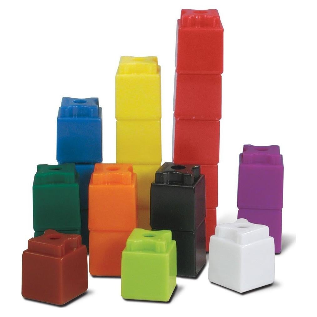 Cubos de Matemáticas Hand2mind UniLink 500 Piezas 1.9 cm
