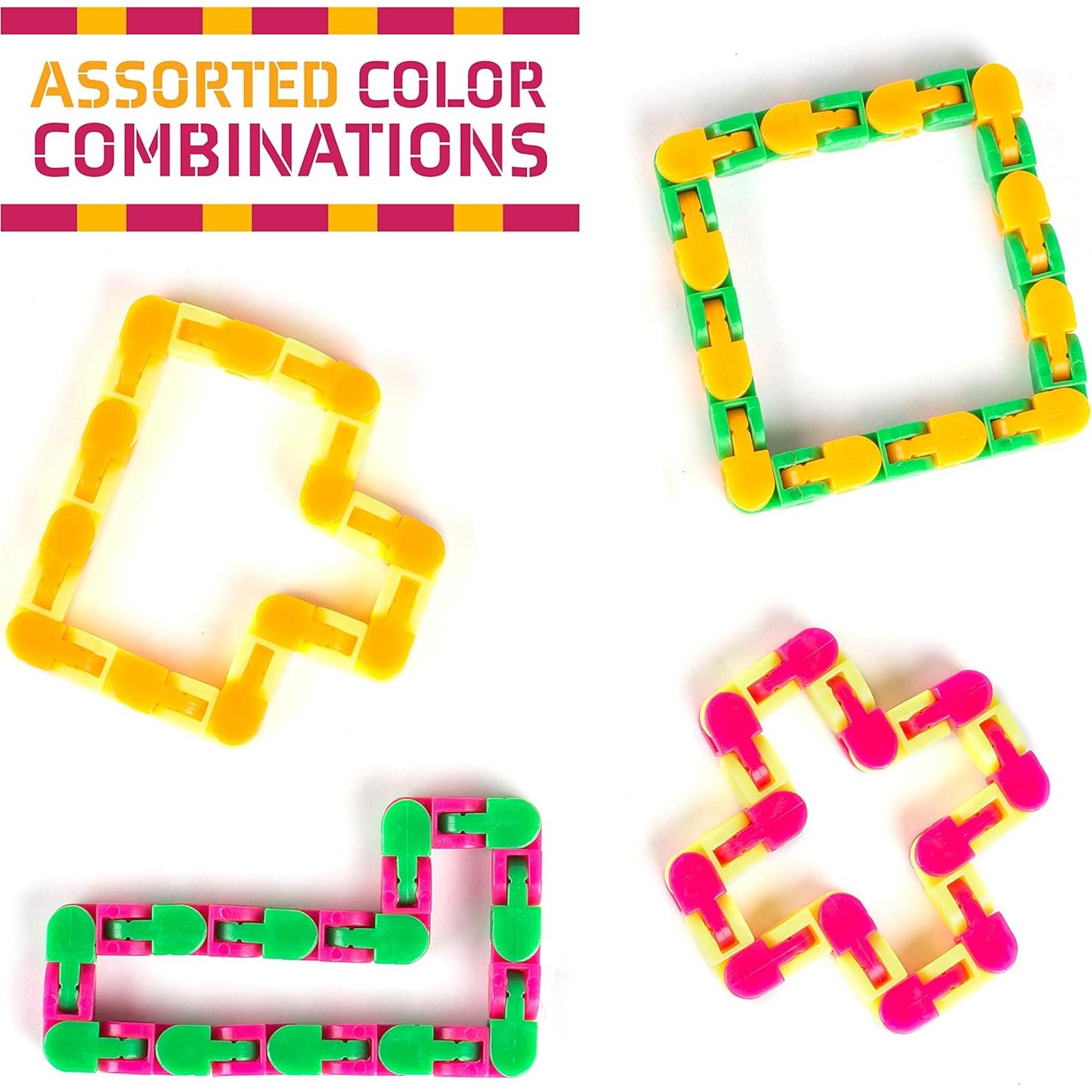 Juguetes Antiestrés Neliblu Wacky Tracks - Paquete de 4