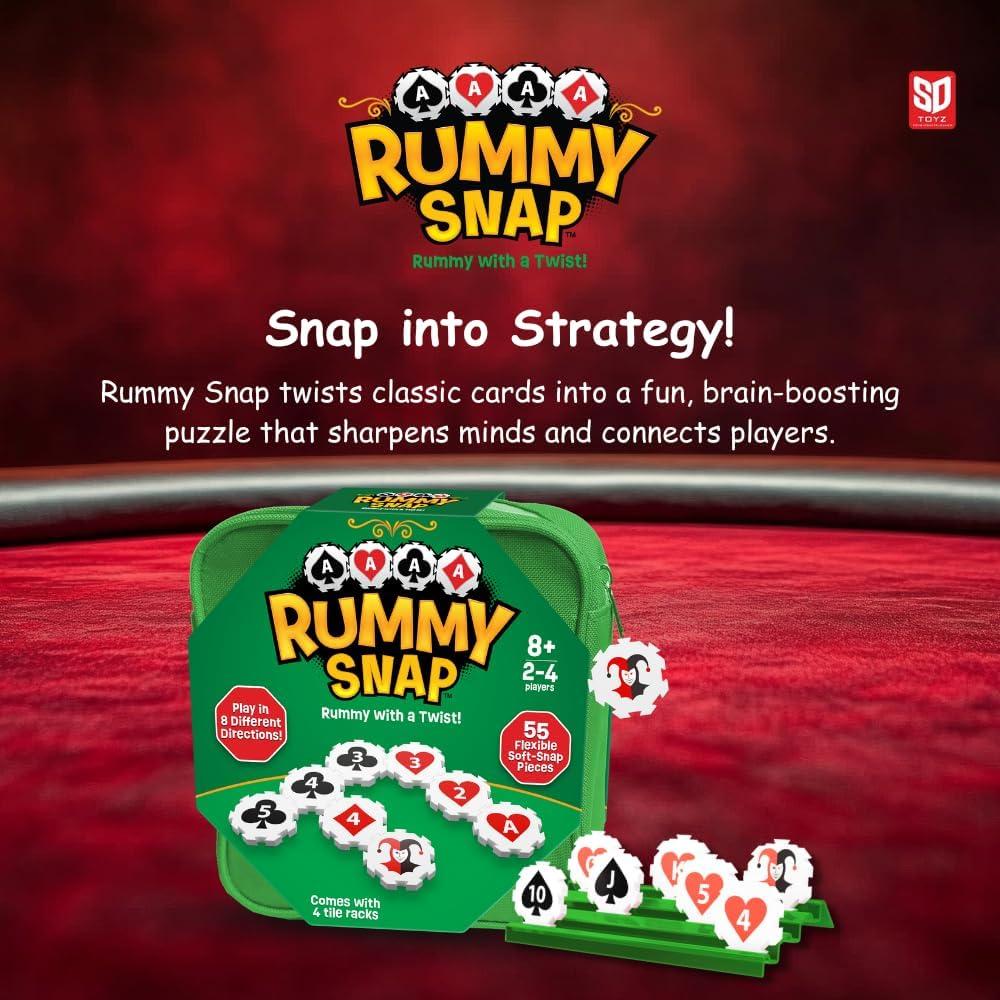 Juego de Estrategia Rummy Snap SD Toyz para 2-4 Jugadores