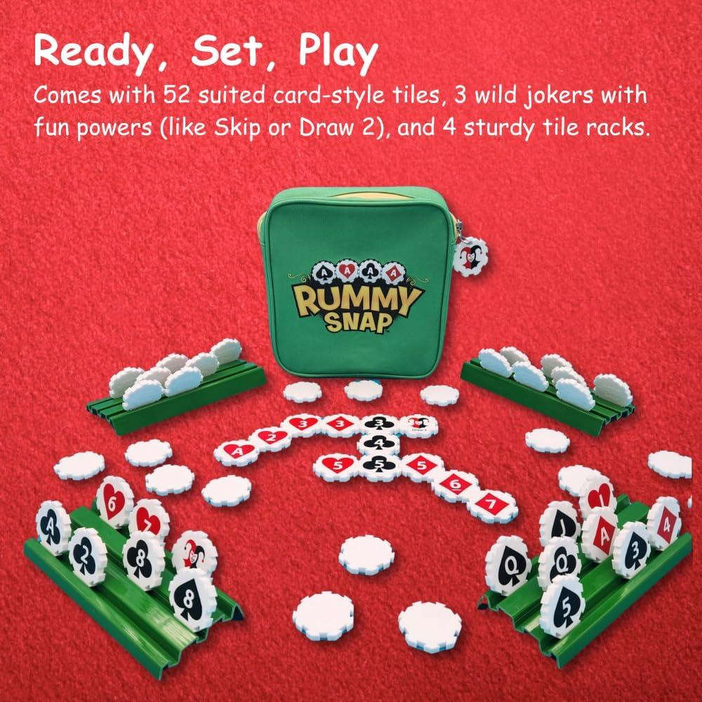 Juego de Estrategia Rummy Snap SD Toyz para 2-4 Jugadores