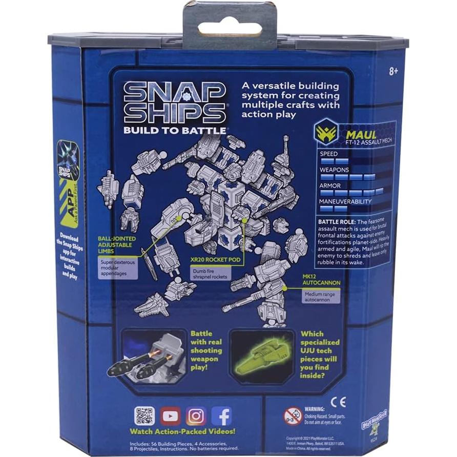 Mech de Asalto Forge FT-12 PlayMonster - Construcción Modular 3 en 1