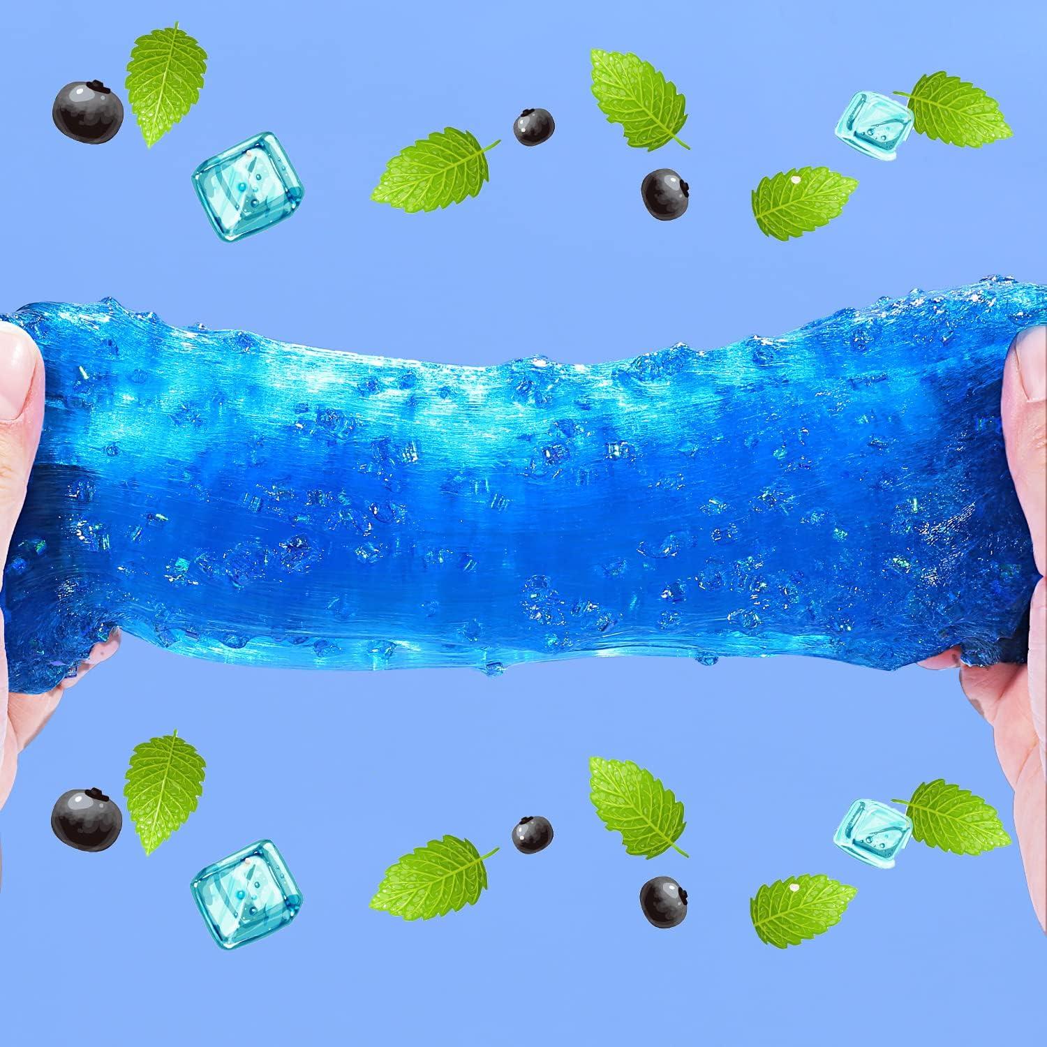 Cubo de Gelatina Azul Azeperoy con 6 Adiciones - Juguete Sensorial