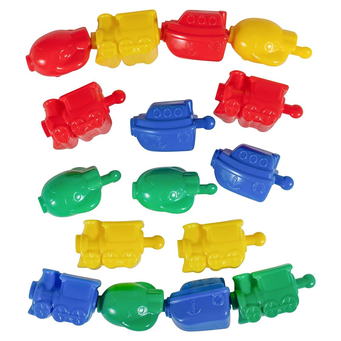 Bloques de Enlace de Transporte Ventaja de Aprendizaje - 36 Piezas - 2+ Años