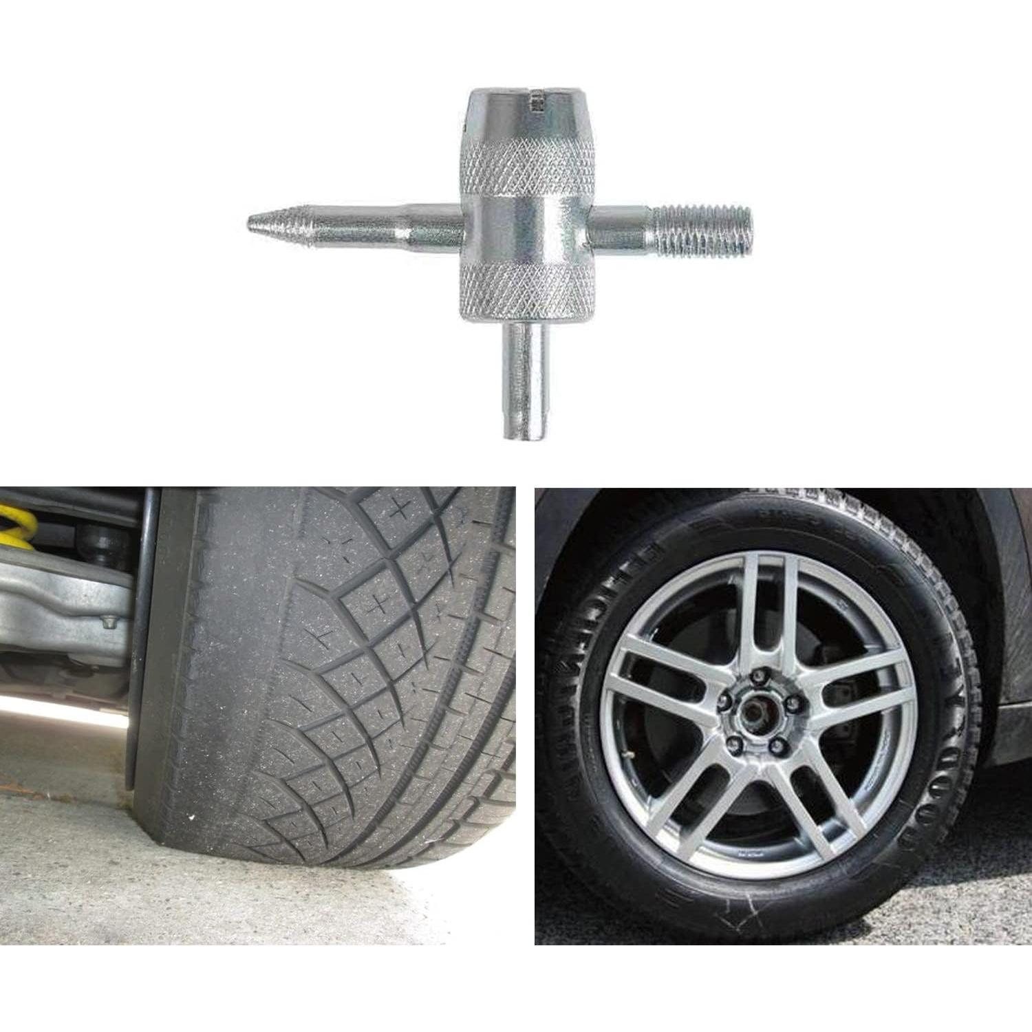 Juego de Herramientas AICEL para Válvulas de Neumáticos 15 Pcs