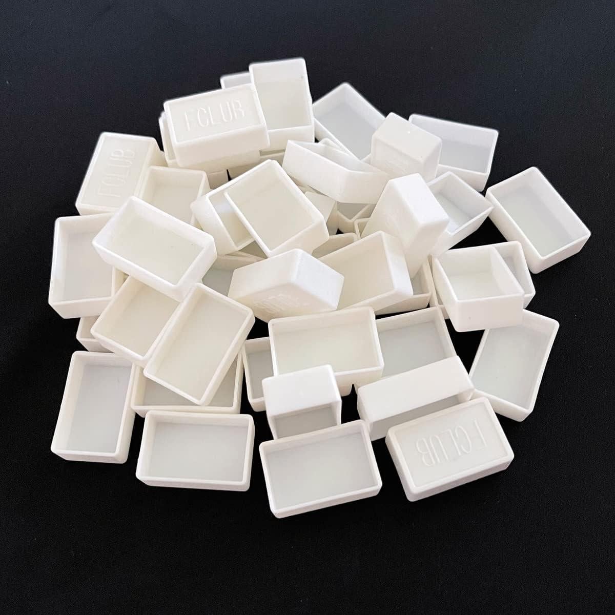 Bandejas de Acuarela Vacías FCLUB - 20 Completas y 20 Medias