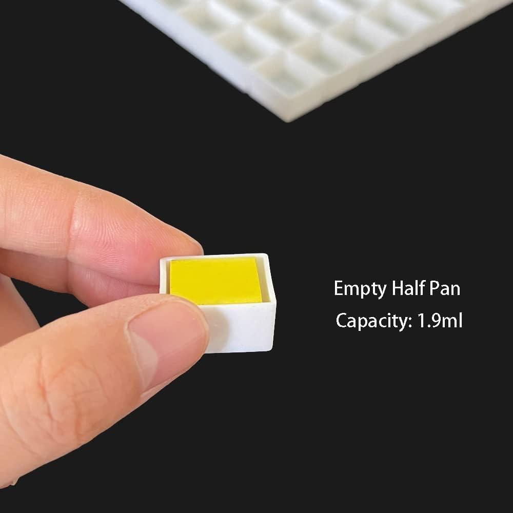 Bandejas de Acuarela Vacías FCLUB - 20 Completas y 20 Medias