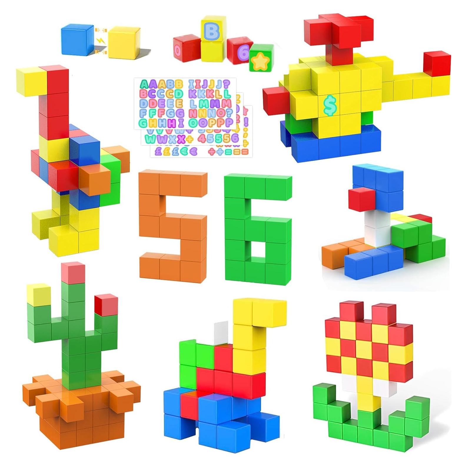 Bloques Magnéticos Educativos Taoli 56 Piezas 3.3cm