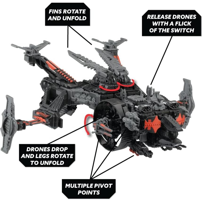 Juegos de Construcción Snap Ships Hammerjaw K.L.A.W. 3 en 1