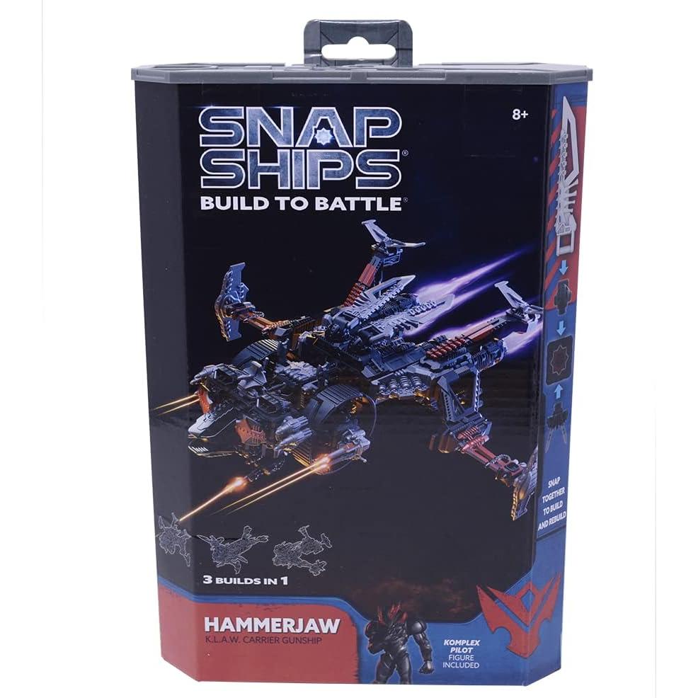Juegos de Construcción Snap Ships Hammerjaw K.L.A.W. 3 en 1