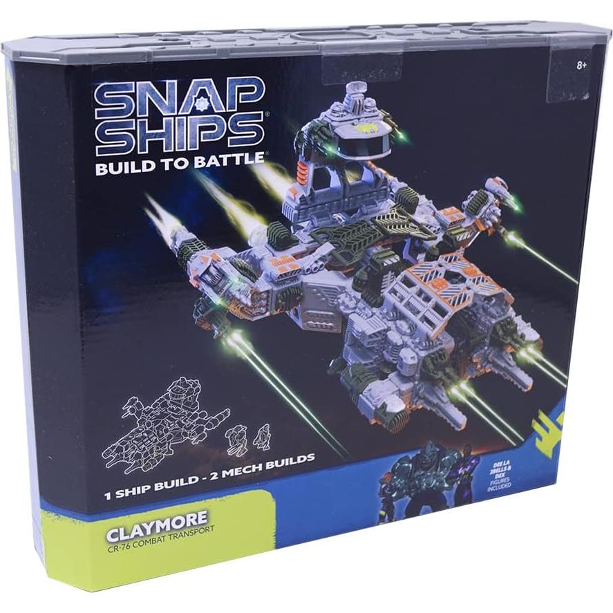 Snap Ships Claymore CR-76 Transporte de Combate 124 Piezas