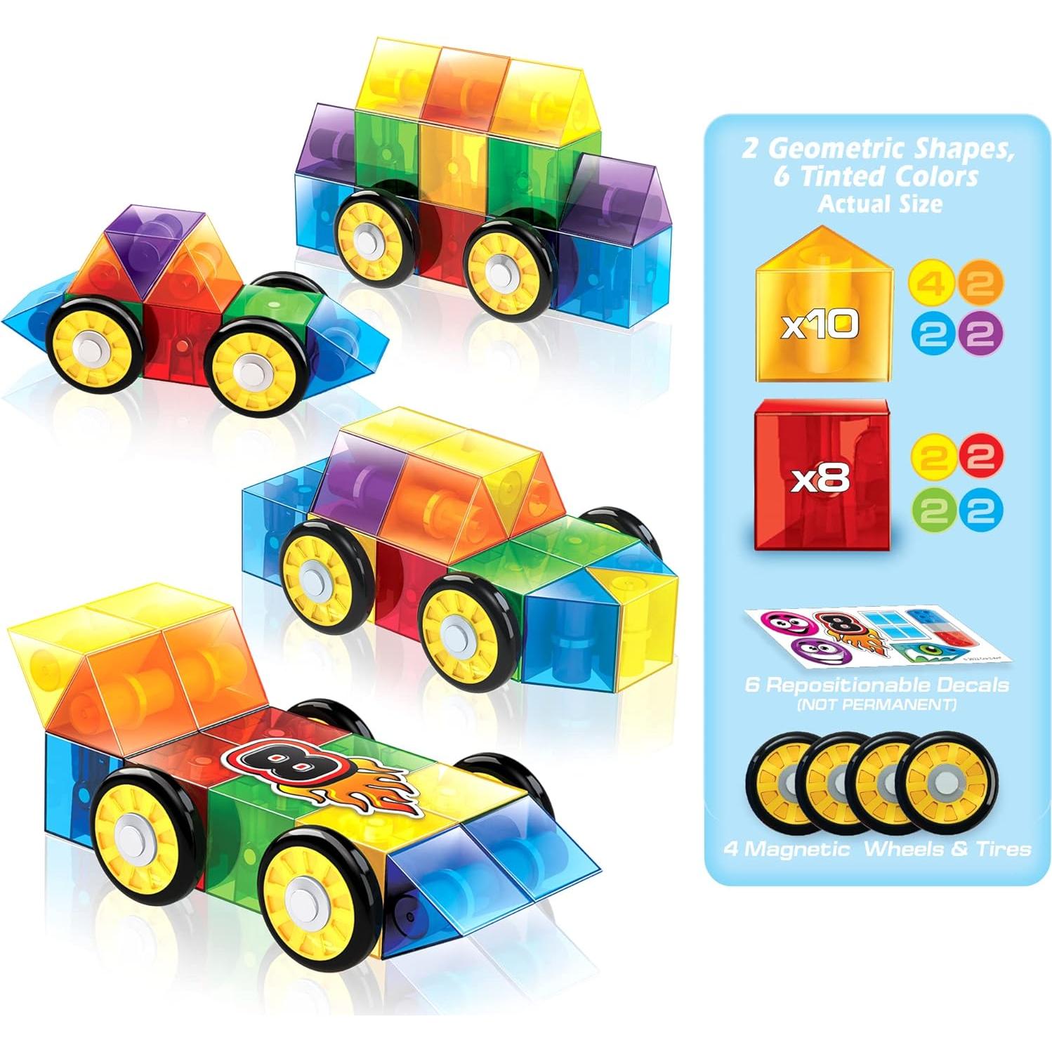 Bloques Magnéticos 3D Cra-Z-Art Magrific 28 Piezas STEM