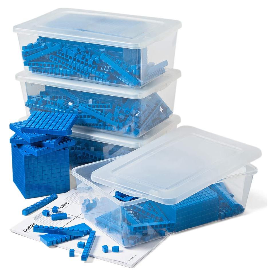 Set de Bloques Base Diez Interlox 644 Piezas para Matemáticas